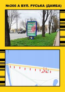 Ситилайт A в Тернополе, 1,2х1,8  Дамба (біла парку) напрямок до центру фото 1