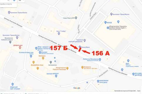 Ситилайт A в Тернополе вул.Перля (біля ТЦ"Новус") схема