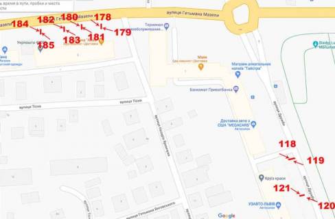 Сiтiлайт A у Тернополі Мазепи,5 схема