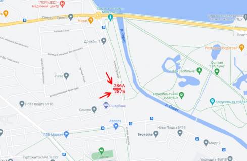 Ситилайт A в Тернополе Дружби,9 схема