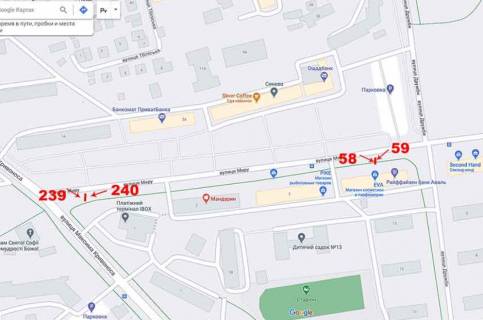 Сiтiлайт A у Тернополі Миру схема