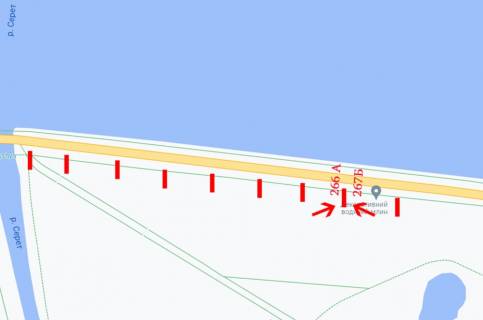 Сiтiлайт A у Тернополі Дамба (біла парку) схема