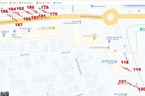 Сiтiлайт A у Тернополі Мазепи ,3 схема