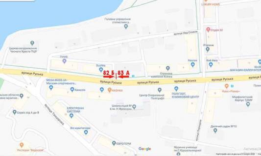 Сiтiлайт A у Тернополі Руська,5 (торговий світ , нижн) схема