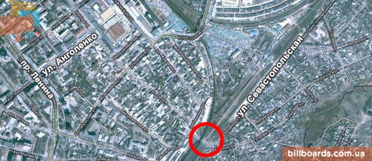 Нестандарт B у Запоріжжі вул.Севастопольська схема