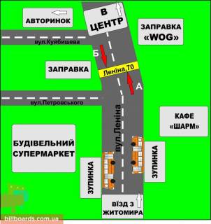 Нестандарт A у Бердичеві Житомирская, 70 схема