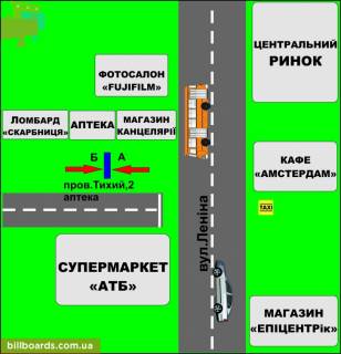 Сiтiлайт B у Бердичеві Тихий, 2 (Аптека) схема