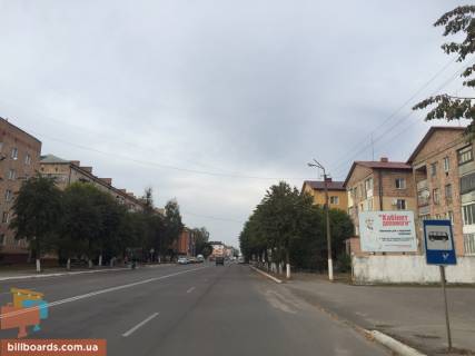 Білборд, Бігборд (Борд)  A у Сарнах, 3x4  Бєлгородської (зупинка) Фото 1