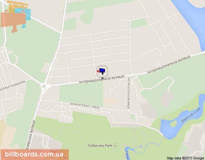 Билборд A в Умане, 3х6  ул. Интернациональная,  напротив 55 №5 схема