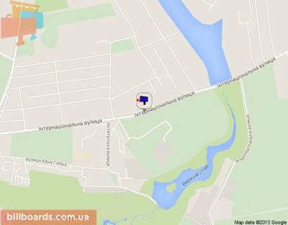 Билборд A в Умане, 3х6  ул. Интернациональная,  напротив 83 №9 схема