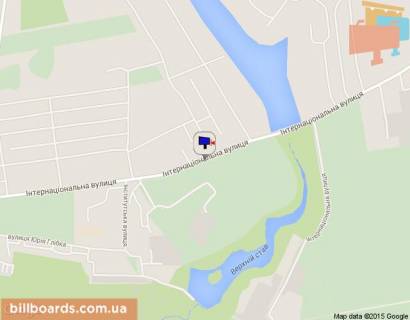Билборд B в Умане, 3х6  ул. Интернациональная, напротив 93 №10 схема