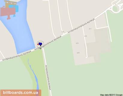 Білборд, Бігборд (Борд)  A у Умані, 3х6  ул Интернациональная -3 пруд (щит №2) №13 схема