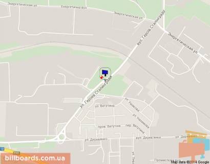 Білборд, Бігборд (Борд)  A у Умані, 3х6  ул. Героев Сталинграда, 6А схема