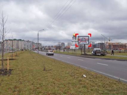 Скролер, Скрол A у Львові пр. Черв. Калини (виїзд з ТК "Арсен", парна стор.), Місце 7, розмір 2,3 х 3,2 м, скролл - 193174 Фото 1