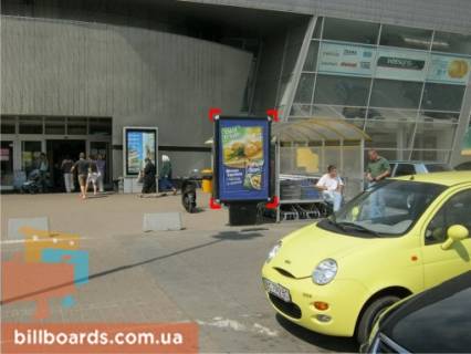 Ситилайт A в Львове пр. Чорновола (супермаркет "Арсен"), місце 3 фото 1