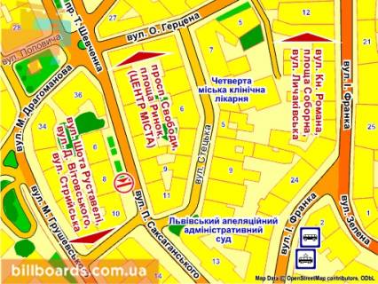 Сiтiлайт A у Львові вул. Саксаганського, 6 схема