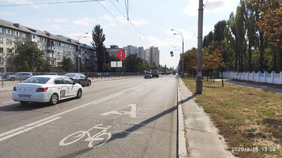 Білборд, Бігборд (Борд)  B у Києві, 6,20х3,15  просп. Воскресенський (Перова), 18 Фото 1