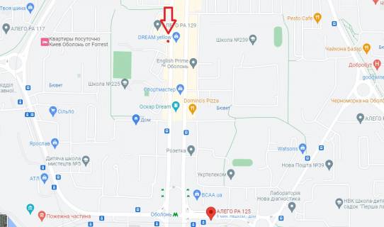 Призматрон, Призма A у Києві, 6х3  пр. Оболонський, 13 - 189446 схема