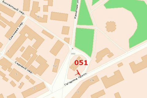 Билборд A в Одессе, 3х6  Лесі Українки просп. (Гагаріна просп.),23 (навпроти) схема