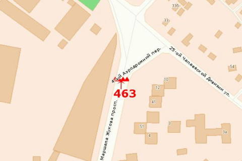 Призма A в Одессе, 3х6  пр-т М.Жукова (навпроти авторинка "Успіх") (в місто центральный Призма)  - 302053 схема