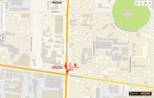 Призматрон, Призма A у Одесі, 3х6  вул. Балківська, 181 (на розд. Смузі) - вул. Дальницька (від ФОЗЗІ) (Призма) - 136440 схема