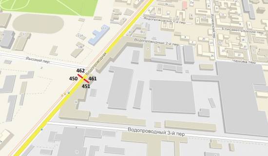 Призма B в Одессе, 3x6  вул. Водопровідна - пров. Високий (в місто ліва призма) - 301900 схема