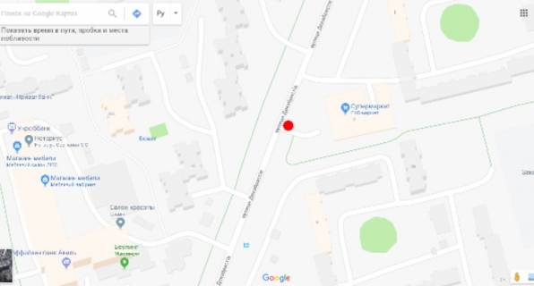 Призматрон, Призма A у Києві, 3х6  ул.Декабристов 7, в стороону ул.Архитектора Вербицкого (ЕкоМаркет) (призма А2) - 189044 схема