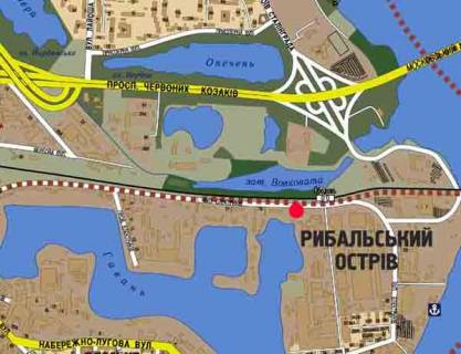 Призма A в Киеве, 3х6  вул. Електриків напрямок до Північного мосту  - 189079 схема