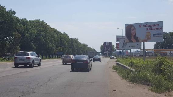 Билборд A в Киеве, 3х6  Большая окружная ,650 м.до Одесской площади , схема