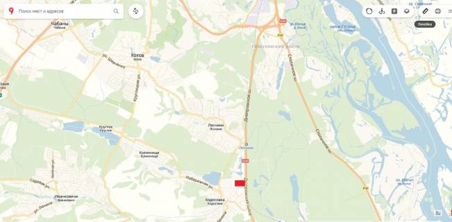 Билборд A в Київських трасах, 3х6  Н-01 Киев-Знаменка 22 км.450 м.(А) схема
