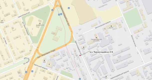 Білборд, Бігборд (Борд)  B у Києві, 3х6  вул.Г.Хоткевича, 50 м.до вул.Віскозної, 500 м.до схема