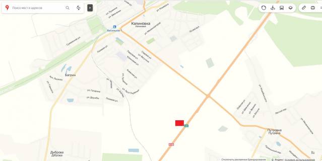 Білборд, Бігборд (Борд)  B у Київських трасах, 3х6  М-05.Одесса -Киев , 36 км.700 м. схема