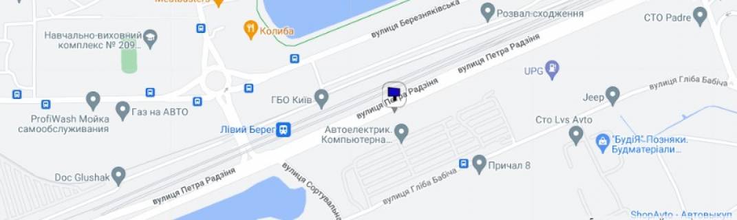 Билборд B в Киеве ул.Богатырская,в направлении Киева,за 100 м.перед поворотом Вышгород,ГЭС,Хотяновка схема