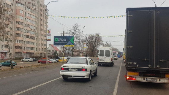 Білборд, Бігборд (Борд)  B у Бучі, 3х6  М-07 Київ-Буча-Ворзель-Ковель 29 км. 200 м. (Б) Фото 1