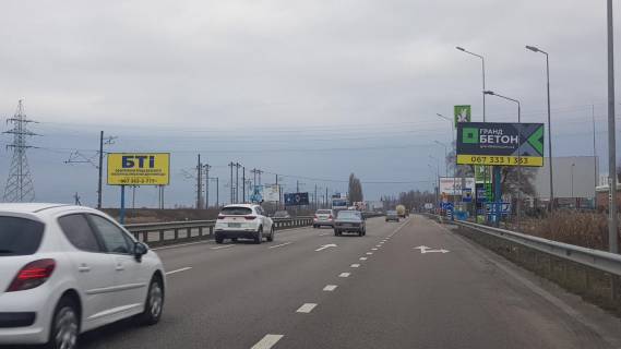 Билборд A в Київських трасах, 3х6  Н-01 Киев-Знаменка 22 км.450 м.(А) фото 1