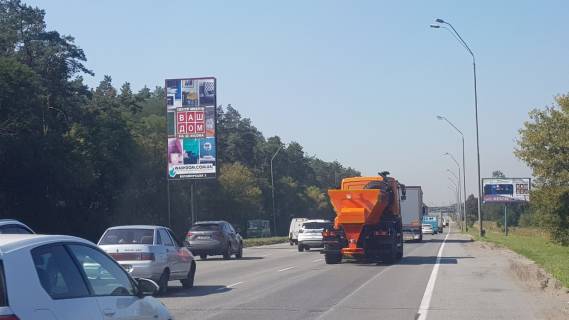 Билборд A в Киеве, 3х6  просп. Броварской - Птицефабрика ,РАЗДЕЛИТЕЛЬ , ВЕРТИКАЛЬНЫЙ фото 1