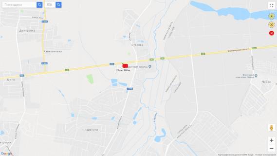 Билборд B в Стоянке, 3х6  М-06 Киев -Житомир 22 км 300 м схема