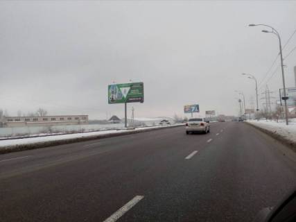 Билборд B в Вышгороде, 3x6  Набережна, на стороні залізничної дороги, 250м за поворотом на вул. Шевченка напрямок Київ фото 1