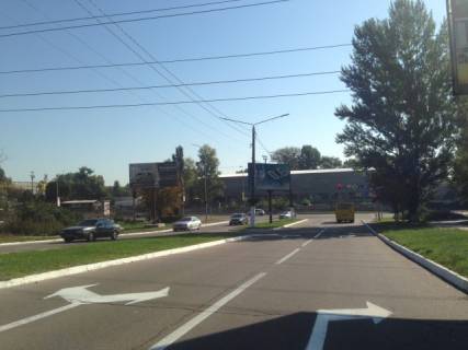 Билборд B в Вышгороде, 3x6  Проспект Шевченка, 50м після повороту вул.. Набережна напрямок з центру фото 1