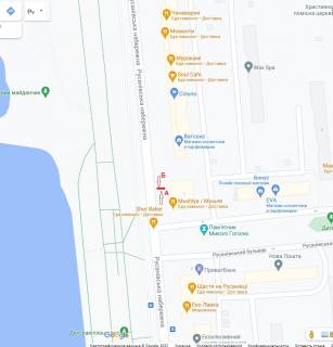Ситилайт B в Киеве Русанівський бульв.,1 НОВИЙ   схема