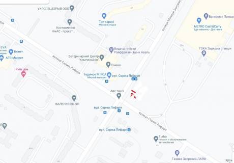 Призма A в Киеве вул.Закревського/вул. Сабурова  ПРИЗМА - 408009 схема