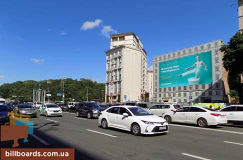 Брандмауэр A в Киеве Крещатик ул. 5 (площадь рекламы 492 кв.м) фото 1