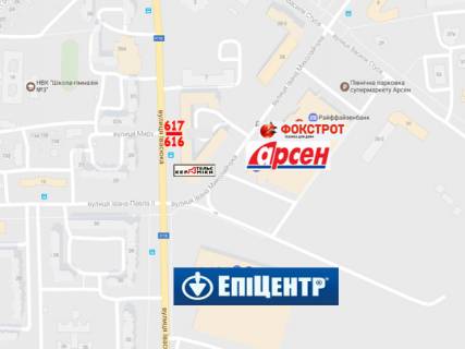 Билборд  в Ивано-Франковске, 3х6  Івасюка схема