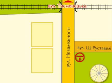 Билборд  в Ивано-Франковске, 3х6  Незалежності схема