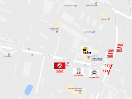 Билборд  в Ивано-Франковске, 3х6  Ребета, Микитинецька, Макухи схема