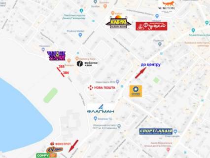 Билборд  в Ивано-Франковске, 3х12  Південний Бульвар схема