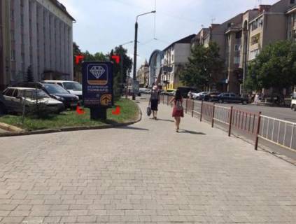 Ситилайт B в Ивано-Франковске, 1.8х1.2  вул. Дністровська, 30, ст. Б фото 1