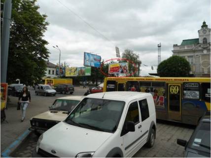 Білборд, Бігборд (Борд)   у Івано-Франківську, 3х6  Привокзальна Фото 1