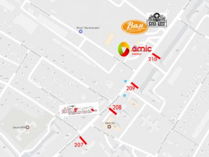 Билборд  в Ивано-Франковске, 3х6  Вовчинецька схема