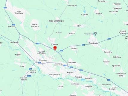 Билборд  в Ивано-Франковске, 3х6  об"їздна дорога Стрий-Нижанковичі схема